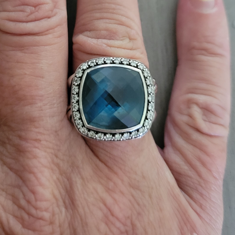 David Yurman 14mm Moonlight Ice Albion Ring
